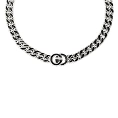 Flache Gucci Interlocking Gliederhalskette
