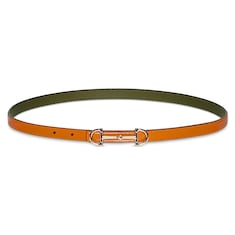 Schmaler, wendbarer Gürtel mit Horsebit