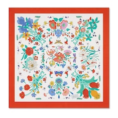 90 x 90 project printed silk carré