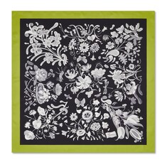 Carré in seta con stampa del progetto 90 x 90