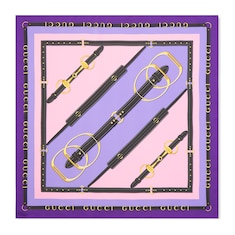 Printed silk twill carré