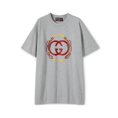 Cotton jersey T-shirt with print