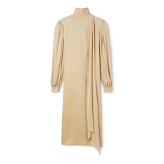 Diagonal GG silk jacquard dress