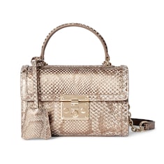 Padlock python small top handle bag