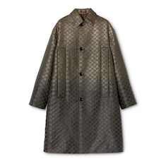 Cappotto in tessuto GG lamé