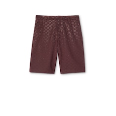 Pantalone in tessuto GG con cristalli