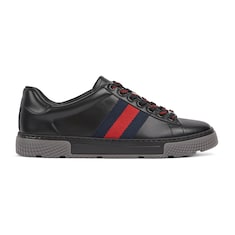 Zapatilla Gucci Ace con tribanda Web hombre