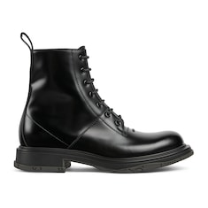 Men's lace-up boot with tonal logo