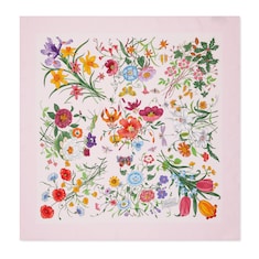 Printed silk twill carré