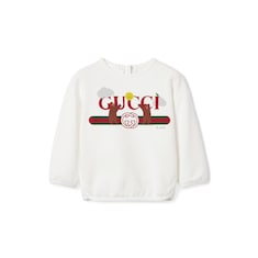 Sweat-shirt pour bébé en coton avec imprimé