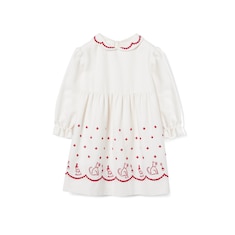 Baby cotton wool blend dress
