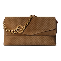 Große Schultertasche mit Kette