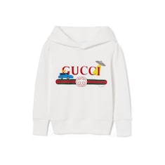 Kinder-Sweatshirt aus Baumwolle mit Kapuze