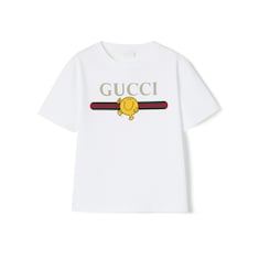 T-shirt bambino in cotone con stampa