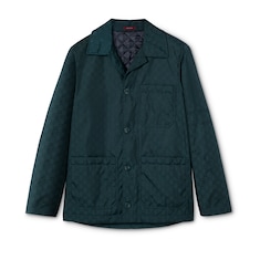 Chaqueta jacquard técnico con Horsebit y GG