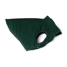 Abrigo reversible de pana para mascota