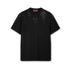 T-shirt en jersey coton avec cristaux