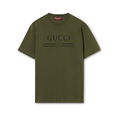 Camiseta de punto de algodón con estampado