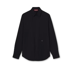 Piece dyed poplin shirt 