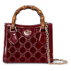 Bolso tote Gucci Diana con cristales pequeño