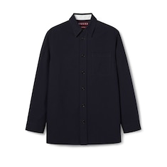 Selvedge cotton shirt with Gucci detail 