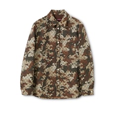 GG marbled cotton denim jacquard shirt