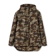 Veste matelassée en jacquard de coton GG marbré