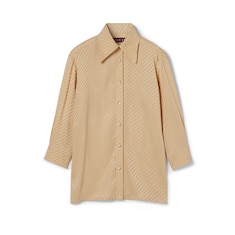 Diagonal GG silk jacquard shirt
