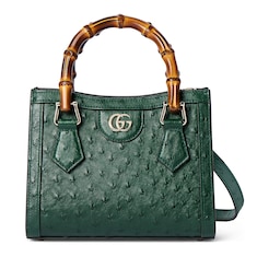 Bolso tote Gucci Diana de avestruz pequeño