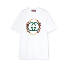 Cotton jersey T-shirt with print