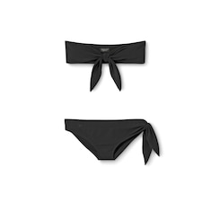 Sparkling jersey bikini with embroidery