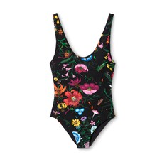 Printed sparkling jersey swimsuit