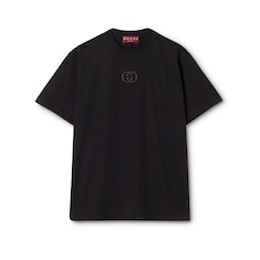 Cotton jersey T-shirt with embroidery