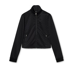 GG jersey jacquard zip jacket
