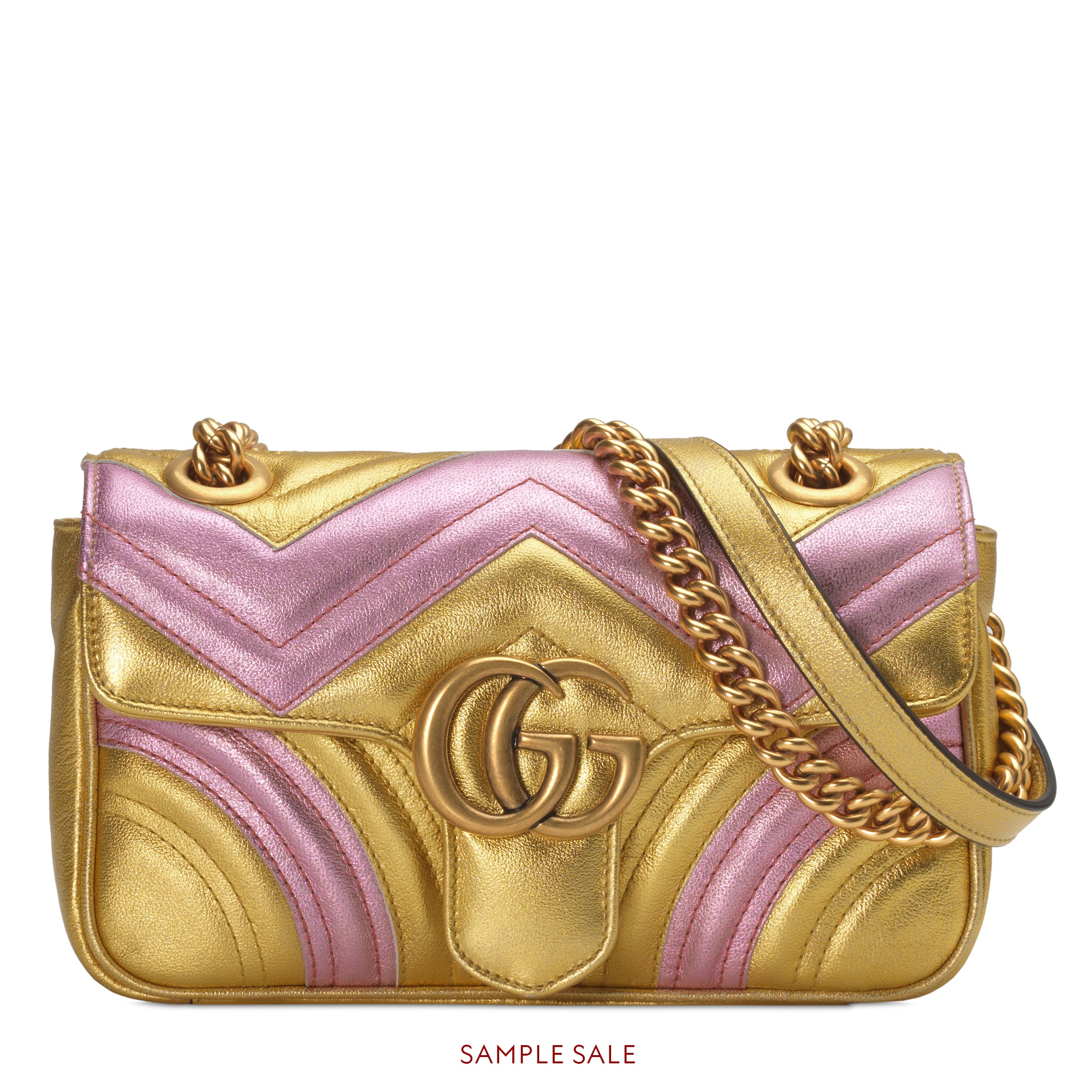 GUCCI GG MARMONT MINI MATELASSÉ BAG