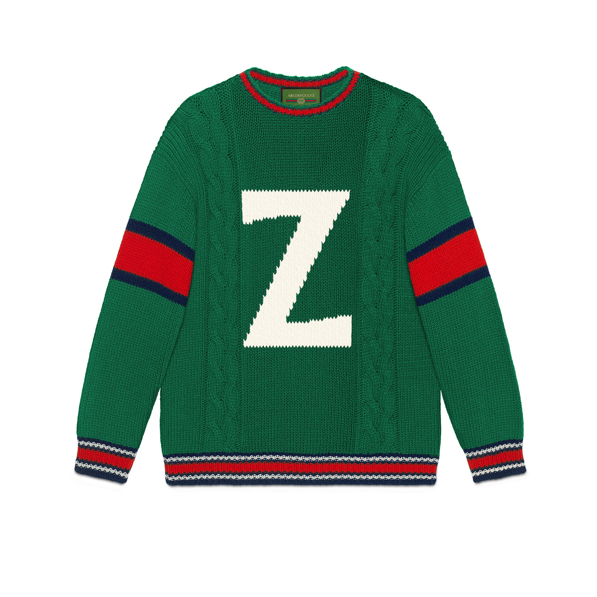 Gucci Diy Unisex Wool Sweater In Green