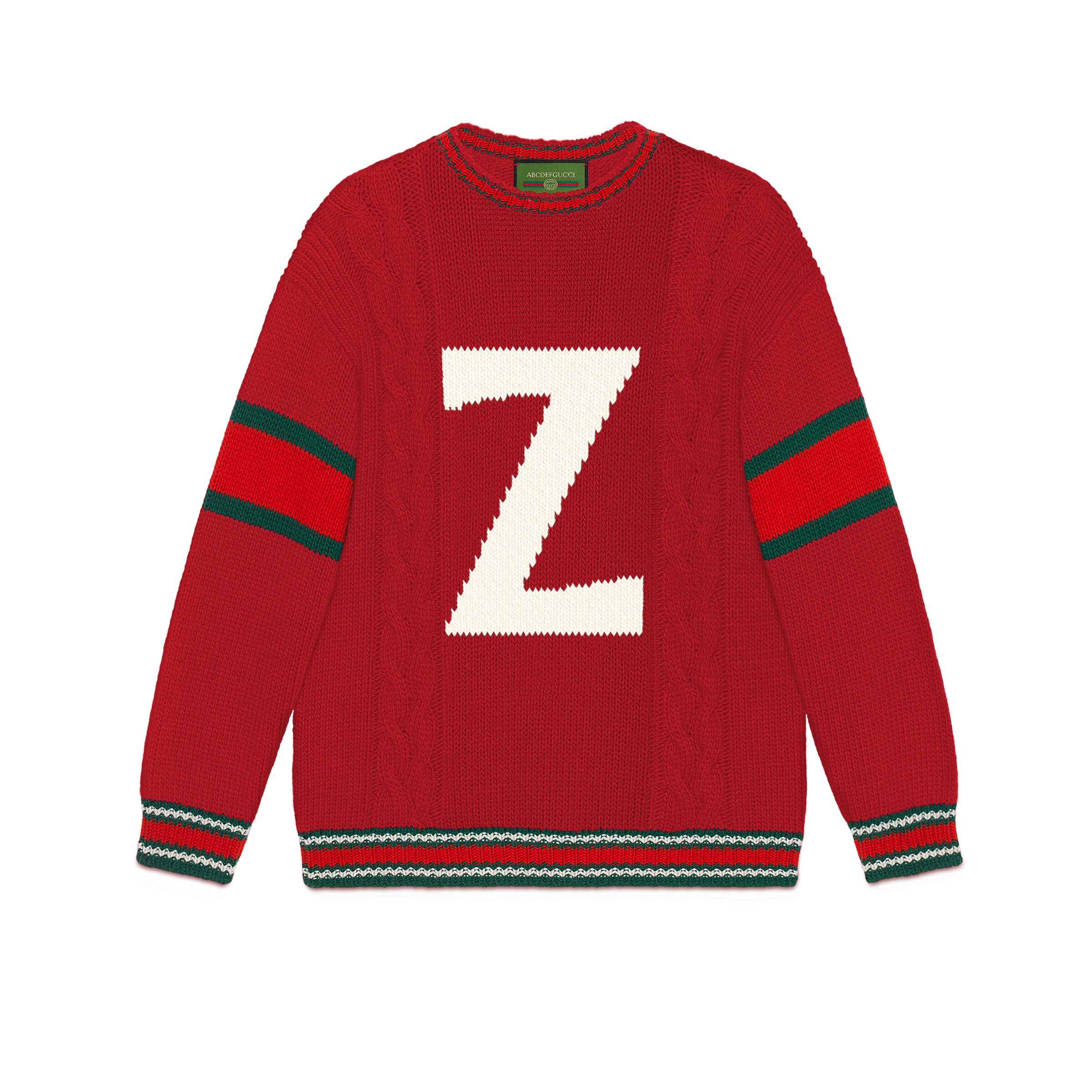 Gucci Diy Unisex Wool Sweater In Red
