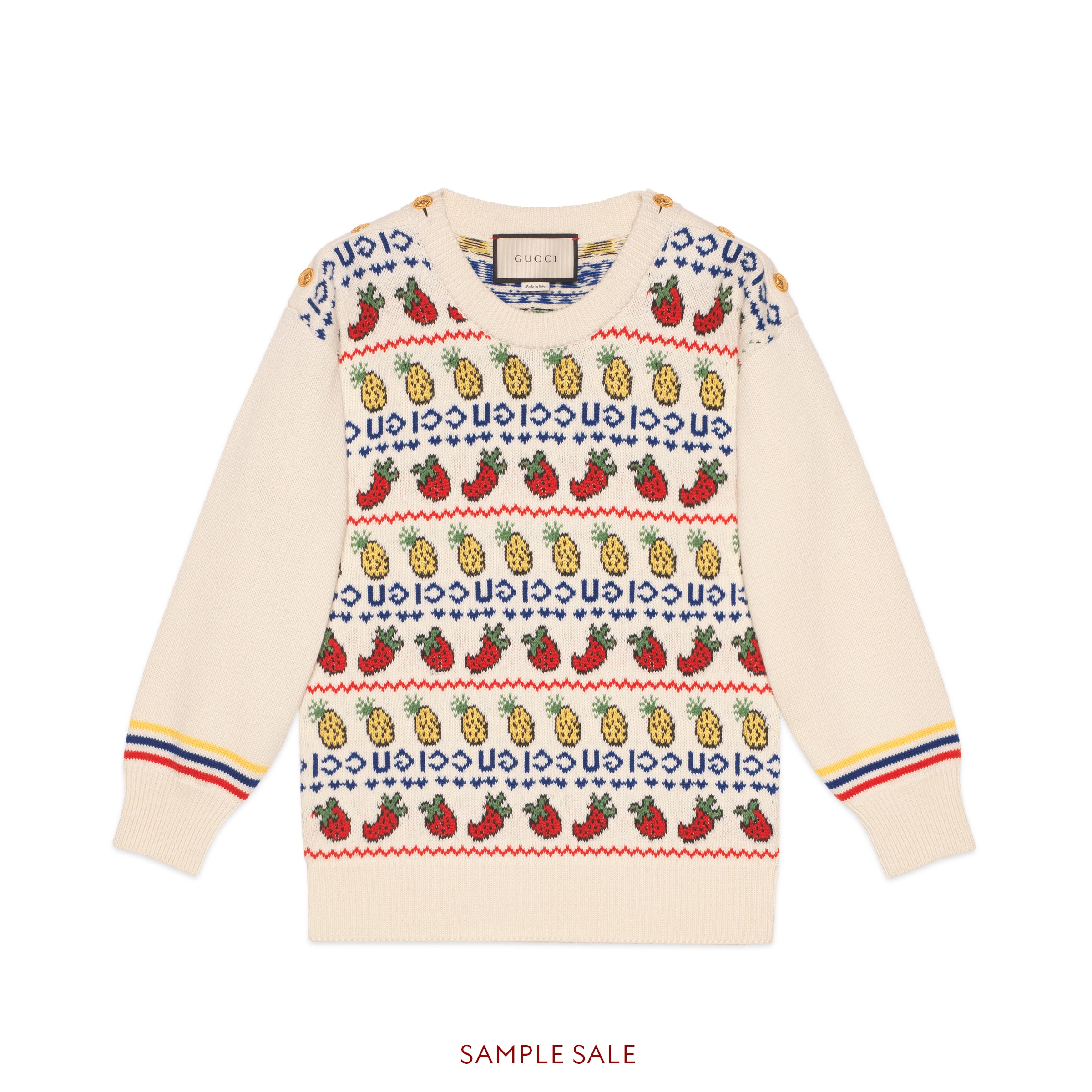 gucci strawberry sweater