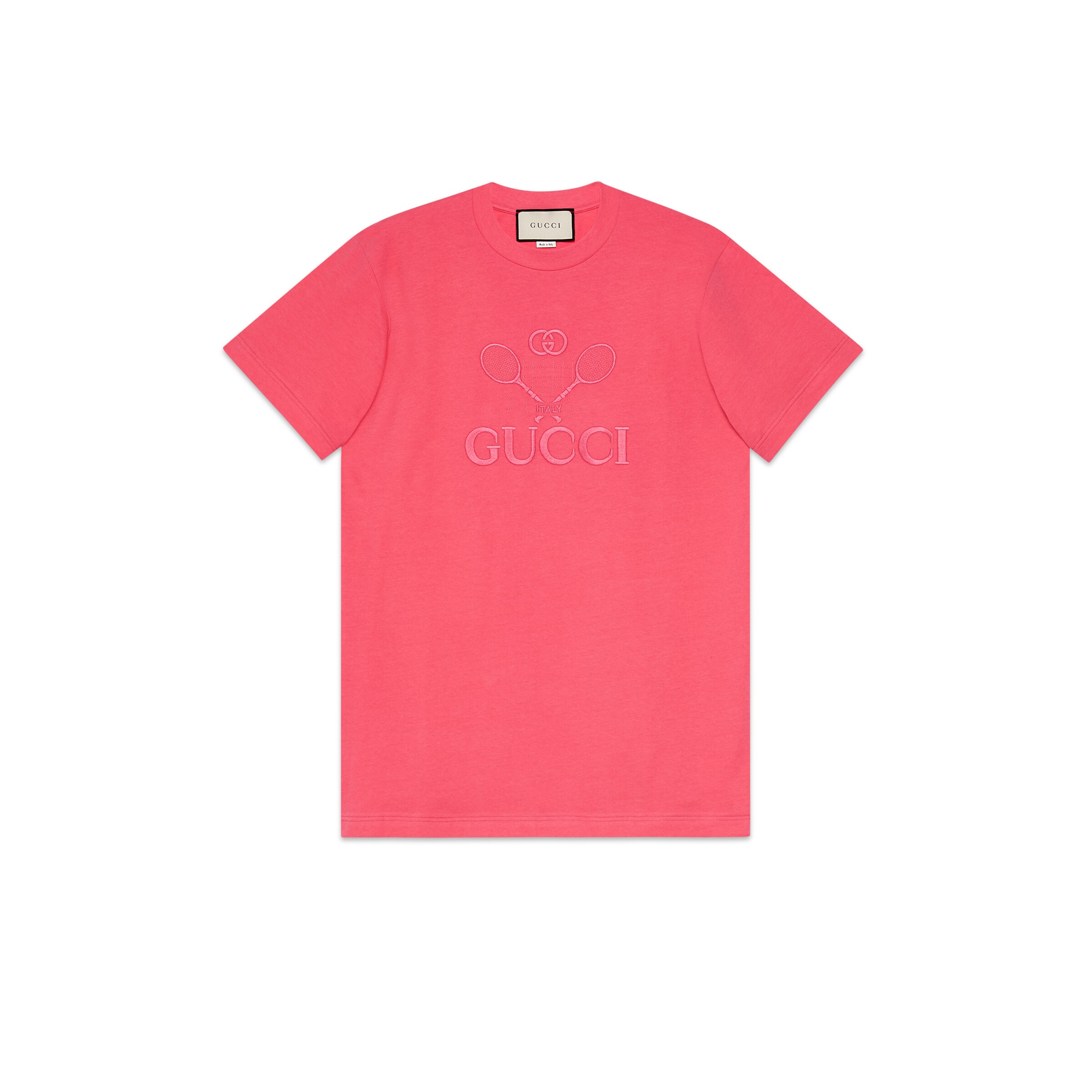 GUCCI T-SHIRT WITH GUCCI TENNIS,580968XJBHK5817