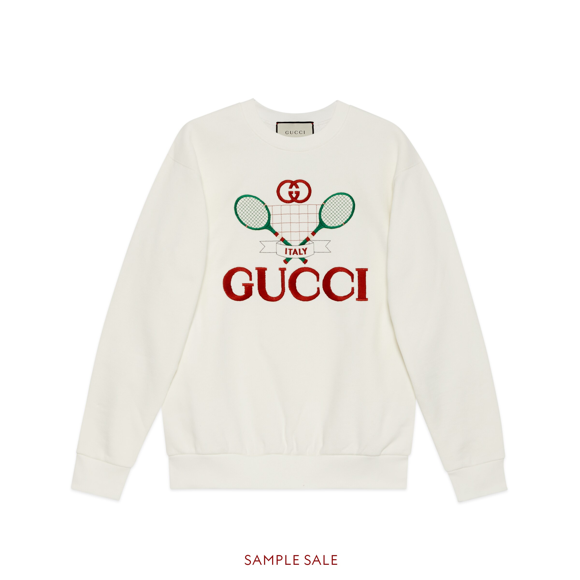 GUCCI OVERSIZE SWEATSHIRT WITH GUCCI TENNIS,469250XJBIY9381