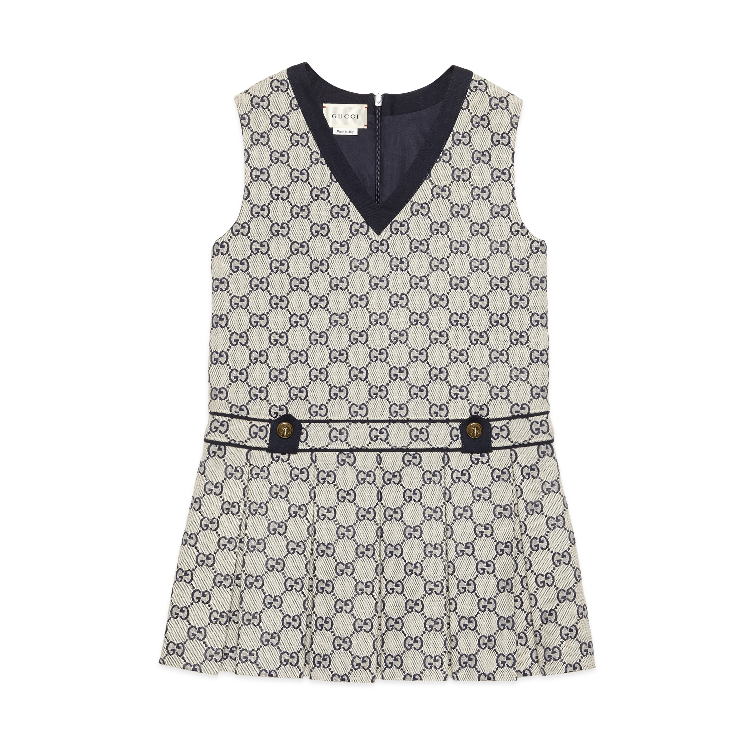 GUCCI CHILDREN'S GG CANVAS DRESS