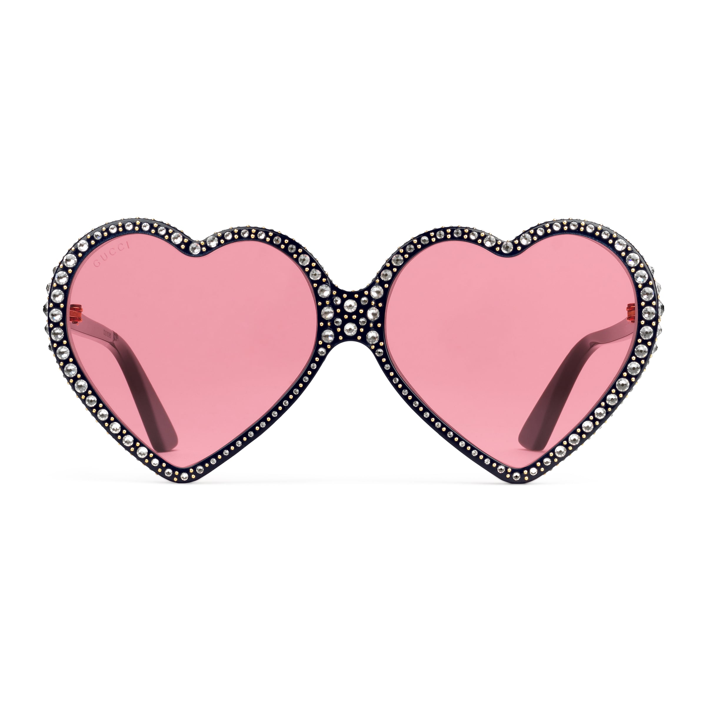 GUCCI GUCCI ELTON JOHN HEART SUNGLASSES
