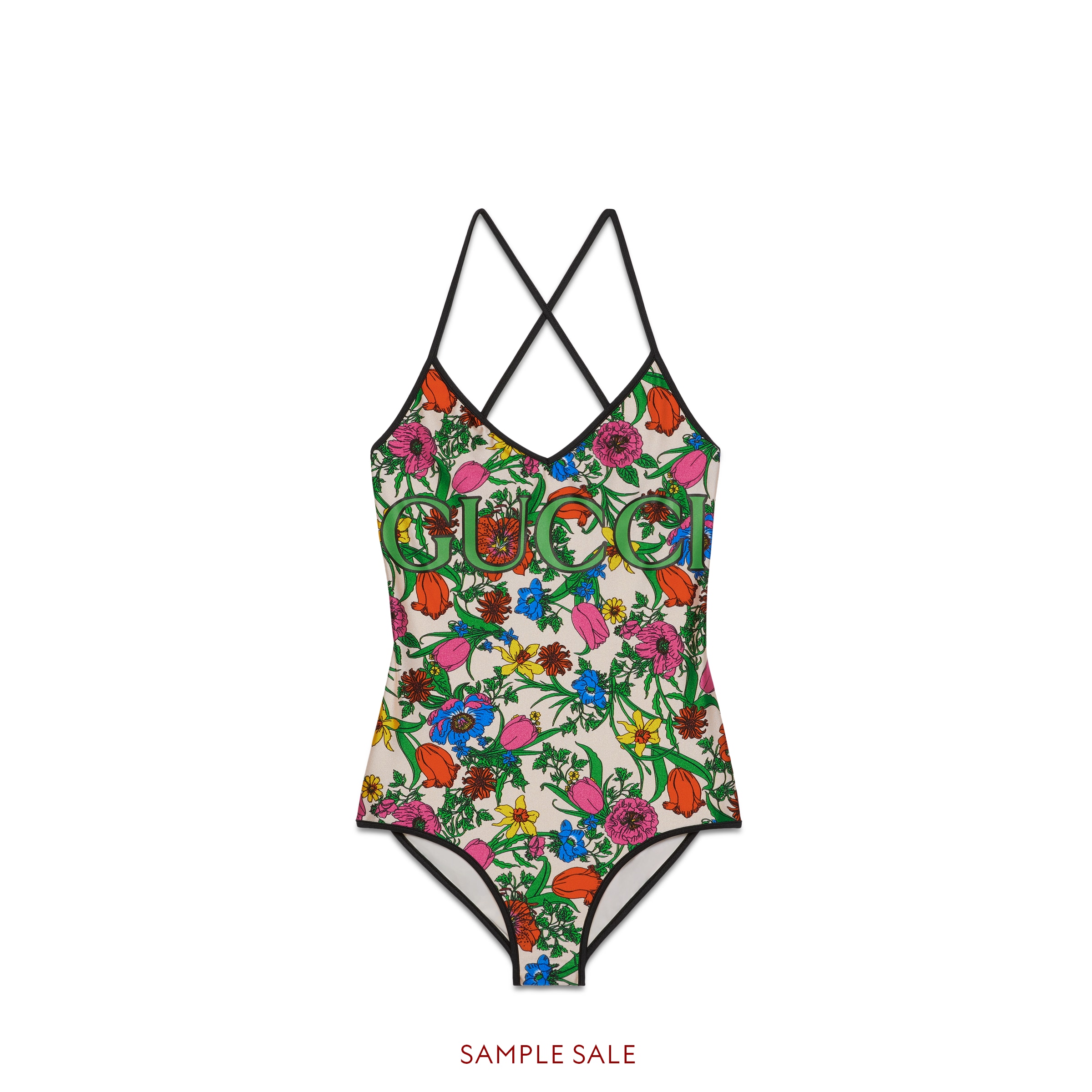 gucci printed swimsuit