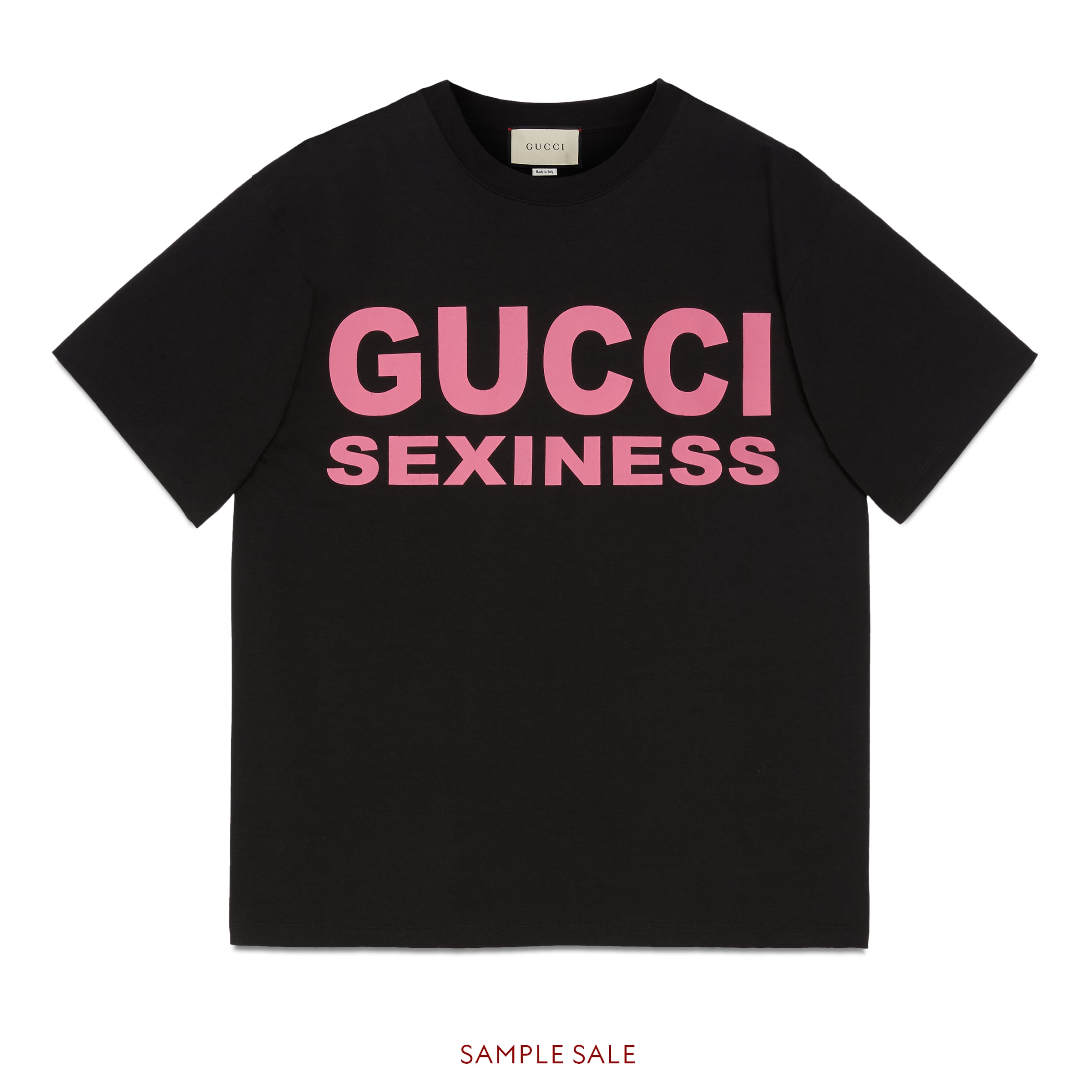 GUCCI SEXINESS PRINT OVERSIZE T-SHIRT