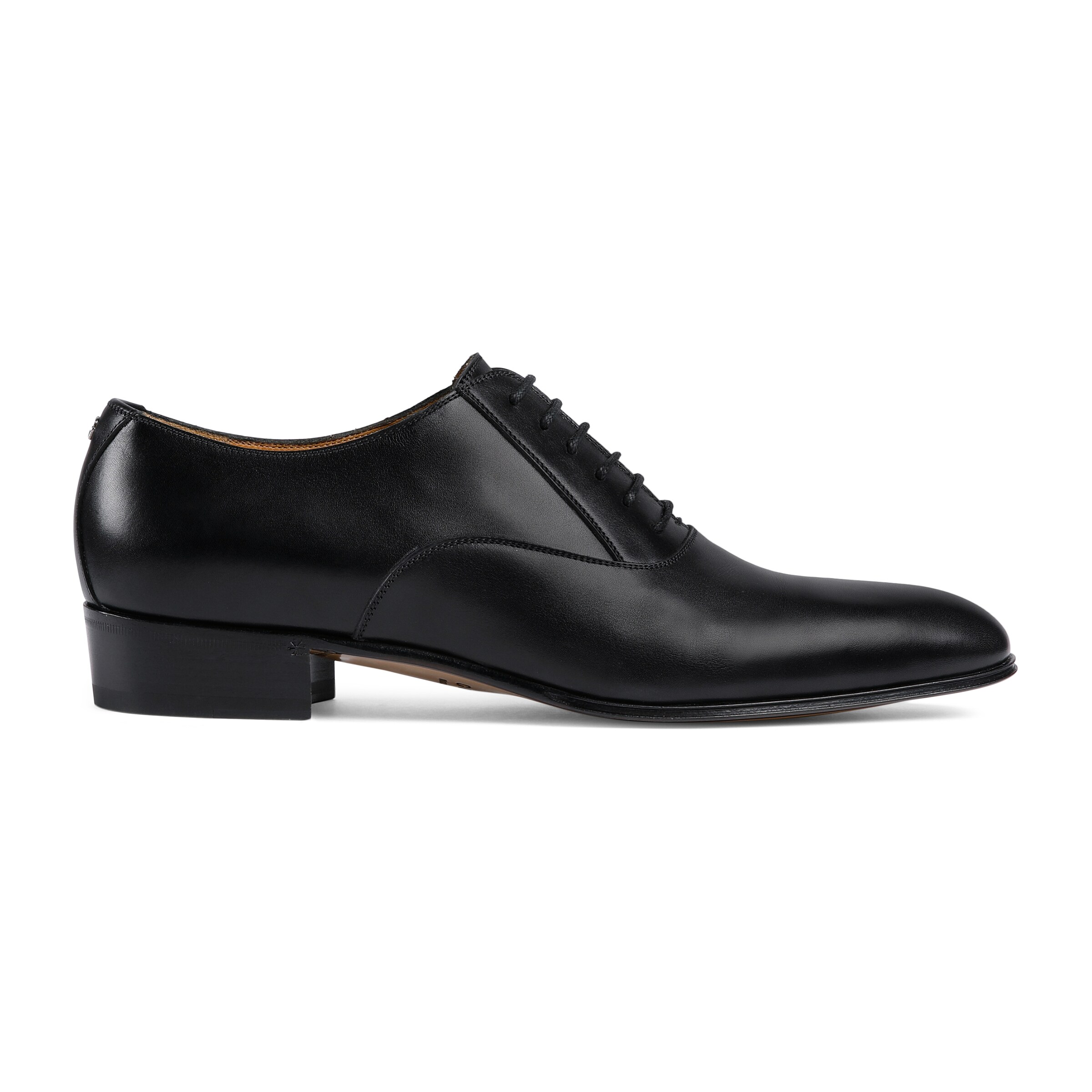 GUCCI MEN'S LACE-UP SHOE WITH DOUBLE G