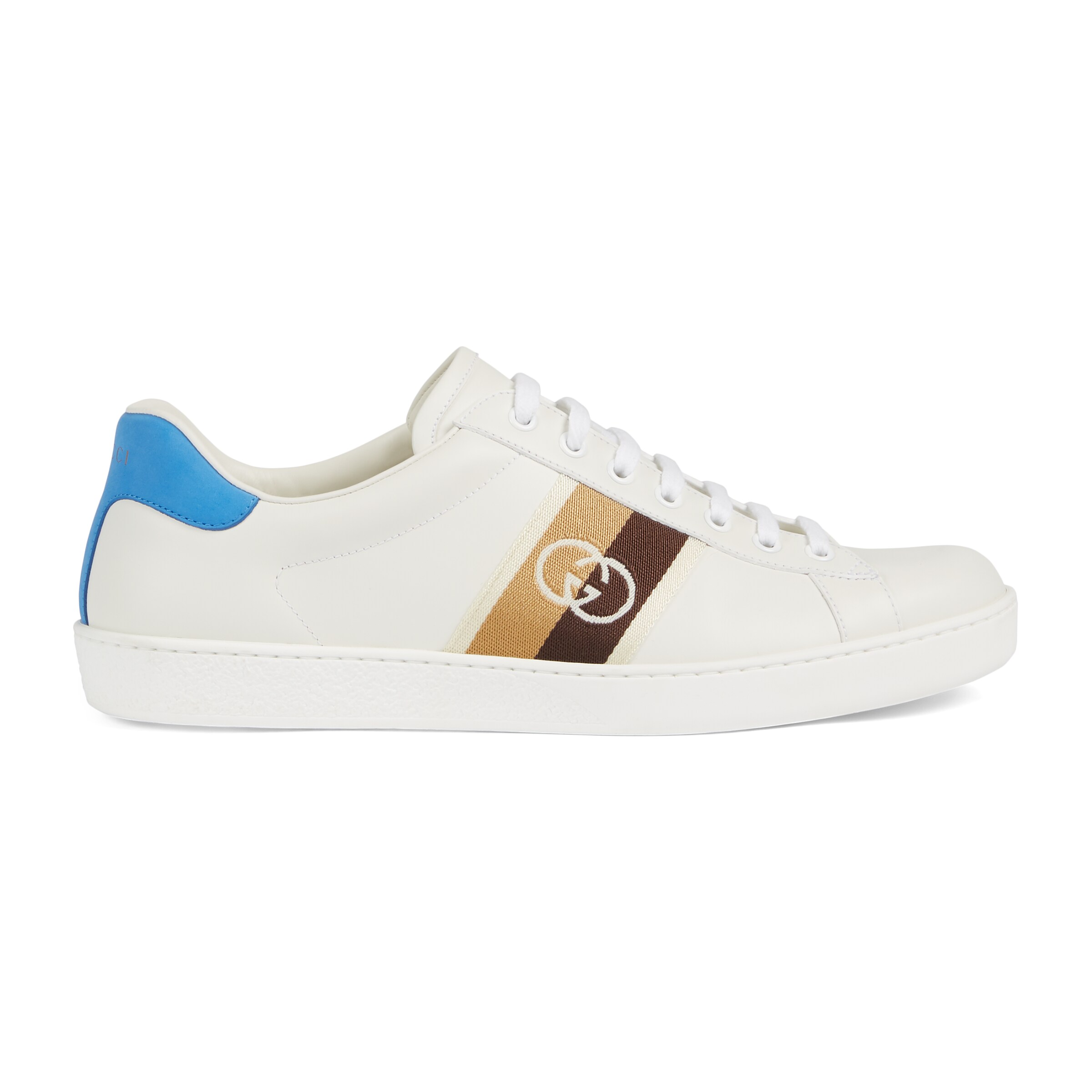 gucci men's ace sneaker with interlocking g