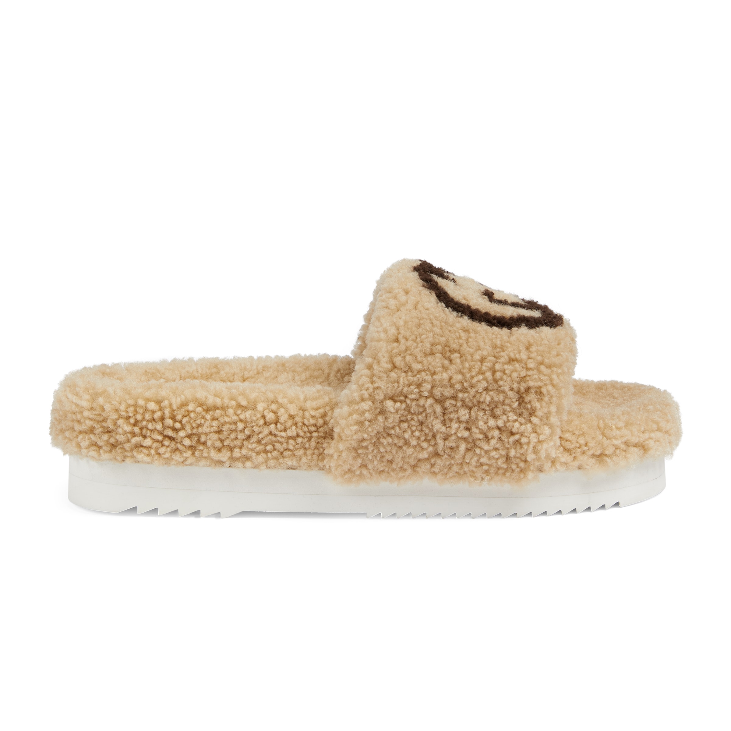 GUCCI WOMEN'S SLIDE SANDAL WITH INTERLOCKING G