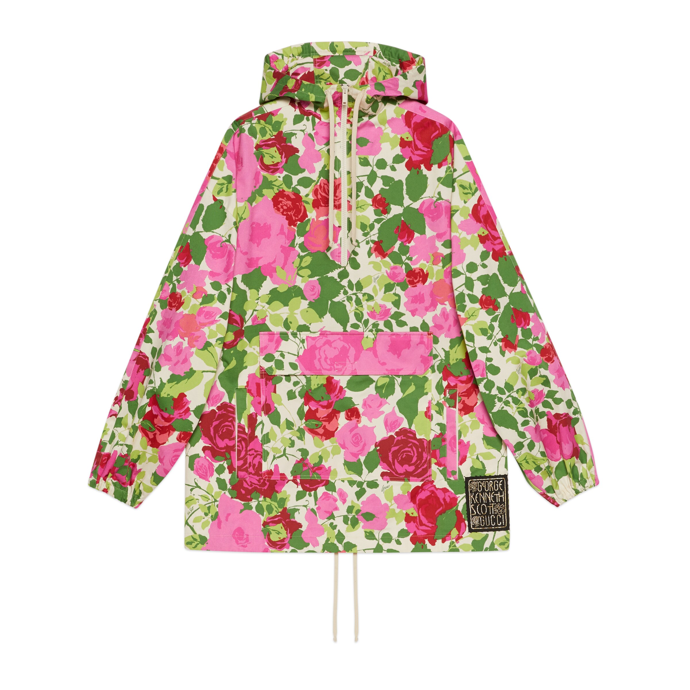 GUCCI KEN SCOTT PRINT HOODED SWEATSHIRT