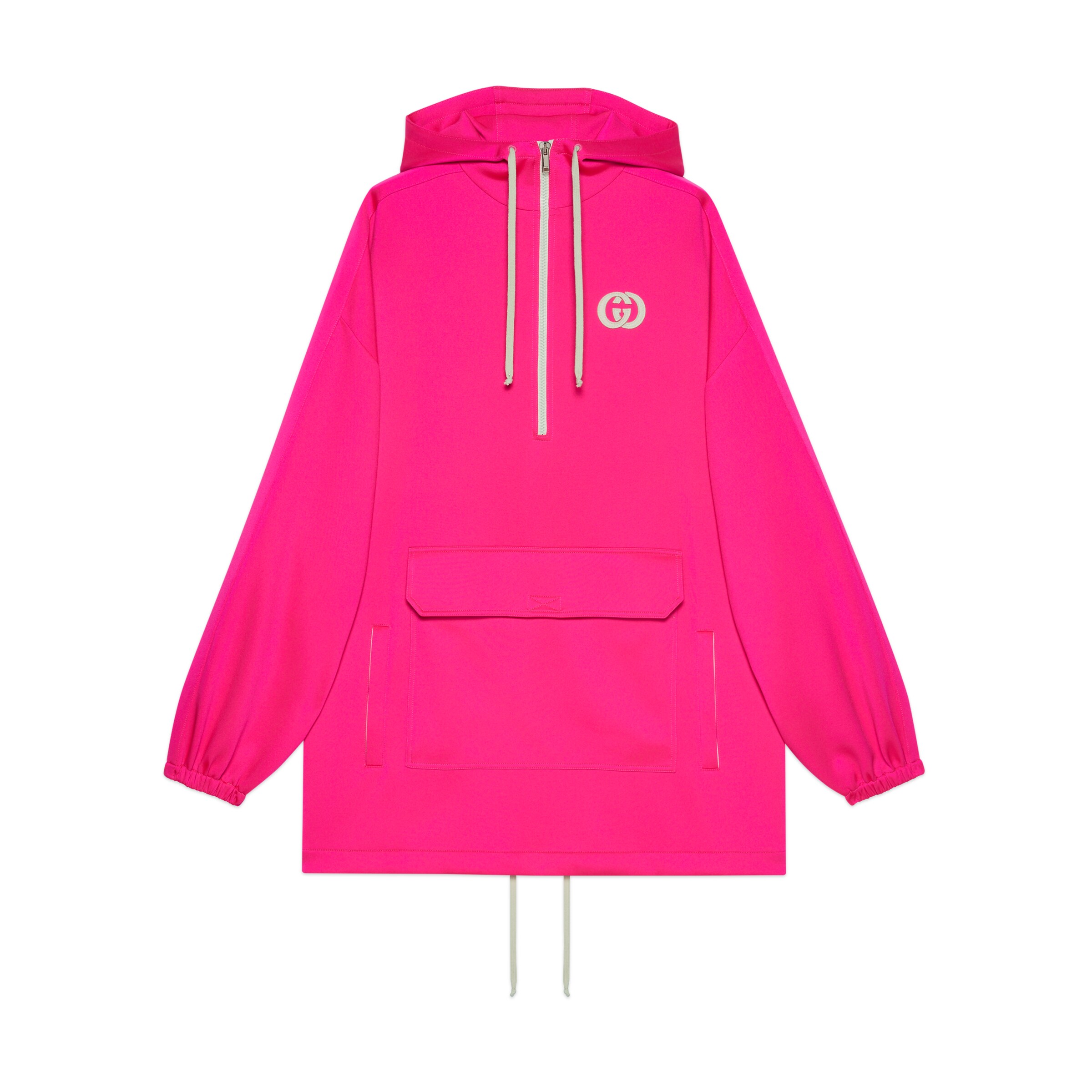 GUCCI POLYESTER JERSEY HOODED SWEATSHIRT