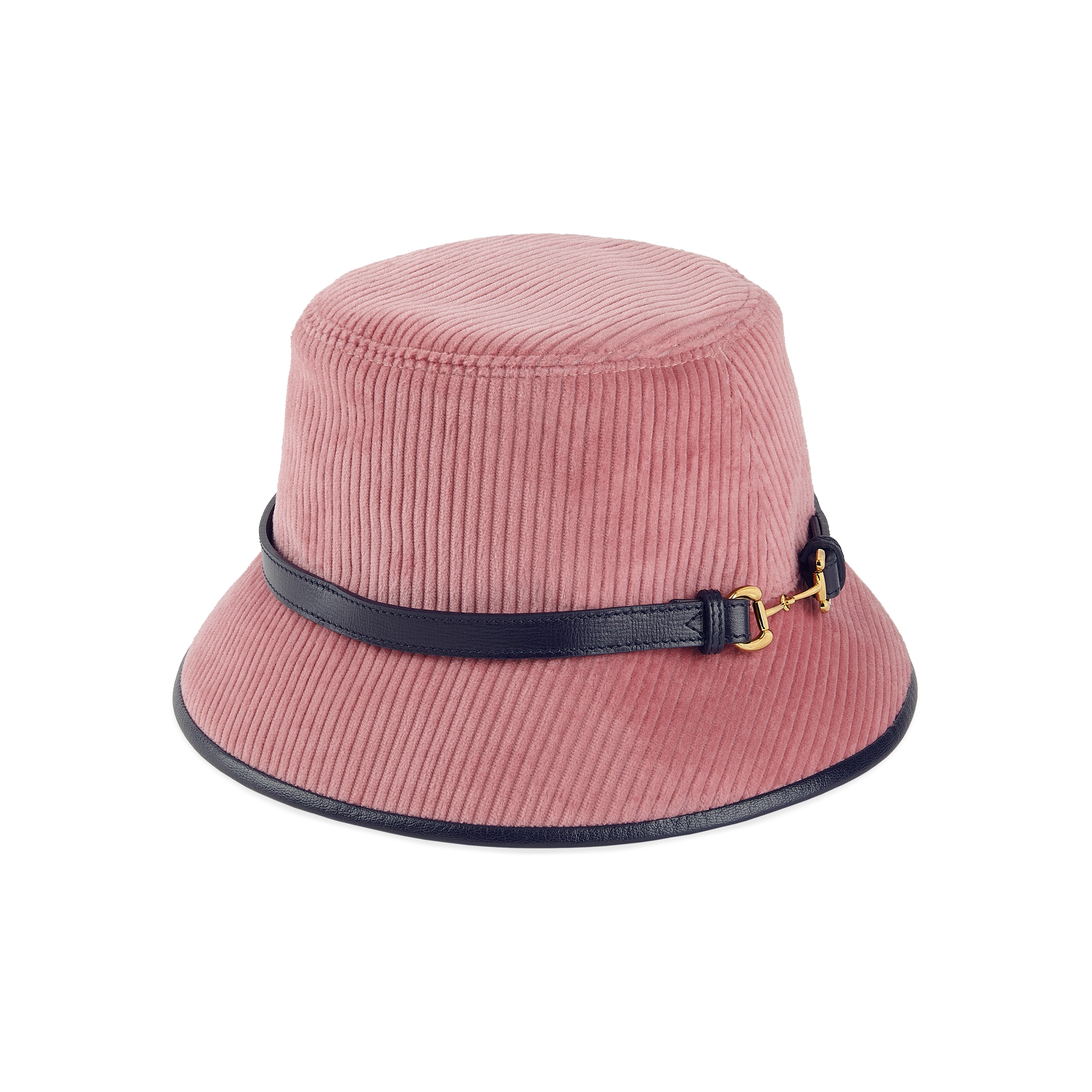 Gucci Corduroy Velvet Fedora Hat In 